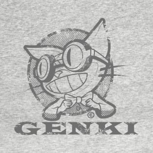 Just Genki! gray T-Shirt